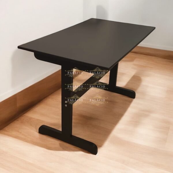 Mesa Diamante 120x70cm Pé H Central