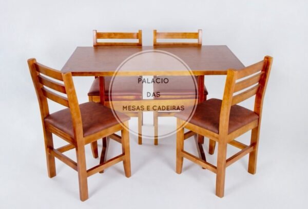 Mesa Diamante 120x70cm Pé H Central - Image 4