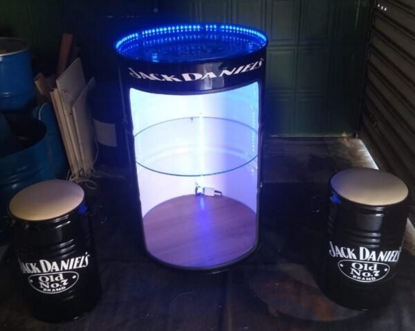 Kit Barzinho Led + 2 Bancos